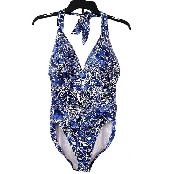 Lauren Ralph Lauren Other - Lauren Ralph Lauren Slimming Floral One-Piece Swim Suit Size 8